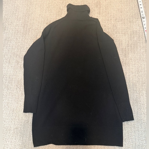 Everlane Cashmere Black Turtleneck Dress size Small - Picture 3 of 7